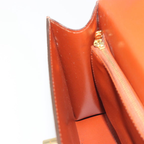 LOUIS VUITTON Epi Malesherbes Hand Bag Brown M52373 LV Auth 188584