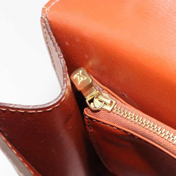 LOUIS VUITTON Epi Malesherbes Hand Bag Brown M52373 LV Auth 188584