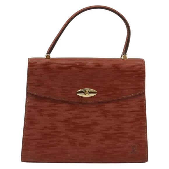 LOUIS VUITTON Epi Malesherbes Hand Bag Brown M52373 LV Auth 188584