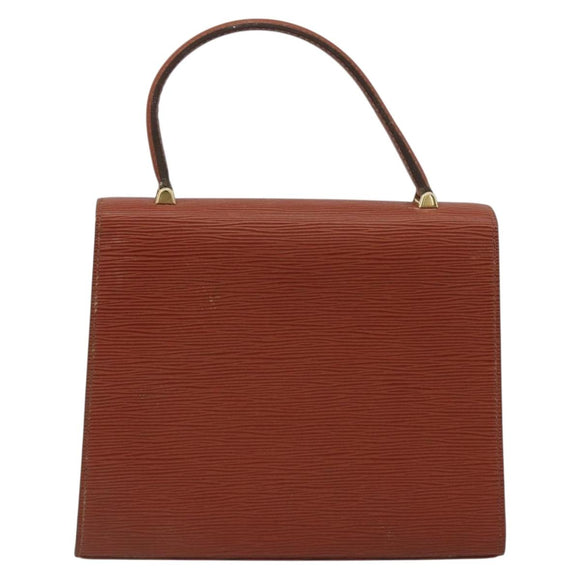 LOUIS VUITTON Epi Malesherbes Hand Bag Brown M52373 LV Auth 188584