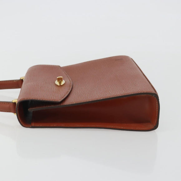 LOUIS VUITTON Epi Malesherbes Hand Bag Brown M52373 LV Auth 188584