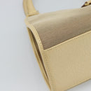 GUCCI Shoulder Bag Canvas Leather Beige Gold 002 1067 Auth 188585A-14