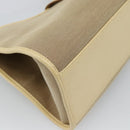 GUCCI Shoulder Bag Canvas Leather Beige Gold 002 1067 Auth 188585A-16