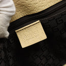 GUCCI Shoulder Bag Canvas Leather Beige Gold 002 1067 Auth 188585A-17
