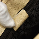GUCCI Shoulder Bag Canvas Leather Beige Gold 002 1067 Auth 188585A-12