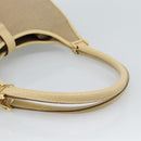 GUCCI Shoulder Bag Canvas Leather Beige Gold 002 1067 Auth 188585A-7