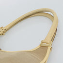 GUCCI Shoulder Bag Canvas Leather Beige Gold 002 1067 Auth 188585A-8