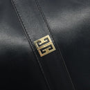 GIVENCHY Schoudertas Leer Marine Goud Auth 188588-18