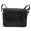GIVENCHY Schoudertas Leer Marine Goud Auth 188588-2