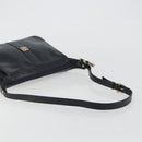 GIVENCHY Schoudertas Leer Marine Goud Auth 188588-7