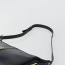 GIVENCHY Schoudertas Leer Marine Goud Auth 188588-14