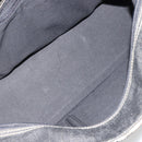 BURBERRY Hand Bag Denim Black Silver Auth 188591A-11