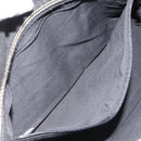 BURBERRY Hand Bag Denim Black Silver Auth 188591A-21