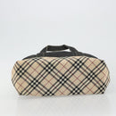 BURBERRY Hand Bag Denim Black Silver Auth 188591A-5
