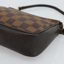 LOUIS VUITTON Damier Ebene Trousse Make Up Pouch N51982 LV Auth 188595A-9