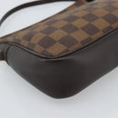 LOUIS VUITTON Damier Ebene Trousse Make Up Pouch N51982 LV Auth 188595A-14