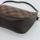 LOUIS VUITTON Damier Ebene Trousse Make Up Pouch N51982 LV Auth 188595A-15