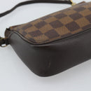 LOUIS VUITTON Damier Ebene Trousse Make Up Pouch N51982 LV Auth 188595A-16