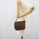 LOUIS VUITTON Damier Ebene Trousse Make Up Pouch N51982 LV Auth 188595A-20
