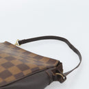 LOUIS VUITTON Damier Ebene Trousse Make Up Pouch N51982 LV Auth 188595A-8