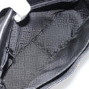 BALLY Shoulder Bag Leather Black Gold Auth 188596A-11