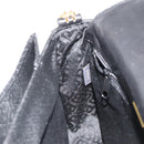 BALLY Shoulder Bag Leather Black Gold Auth 188596A-19