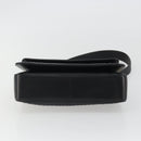 BALLY Shoulder Bag Leather Black Gold Auth 188596A-5