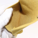 Salvatore Ferragamo Purse Hand Bag Suede Yellow Auth 188597-22