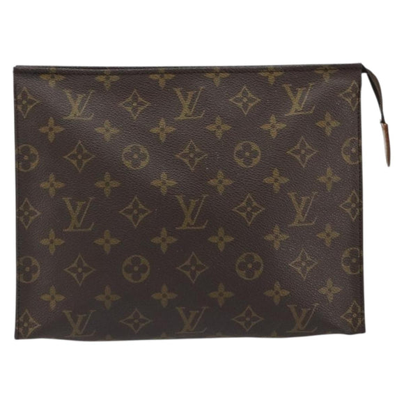 LOUIS VUITTON Monogram Poche Toilette 26 Pouch M47542 LV Auth 188598