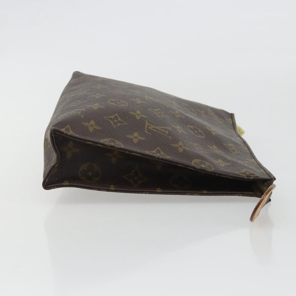LOUIS VUITTON Monogram Poche Toilette 26 Pouch M47542 LV Auth 188598