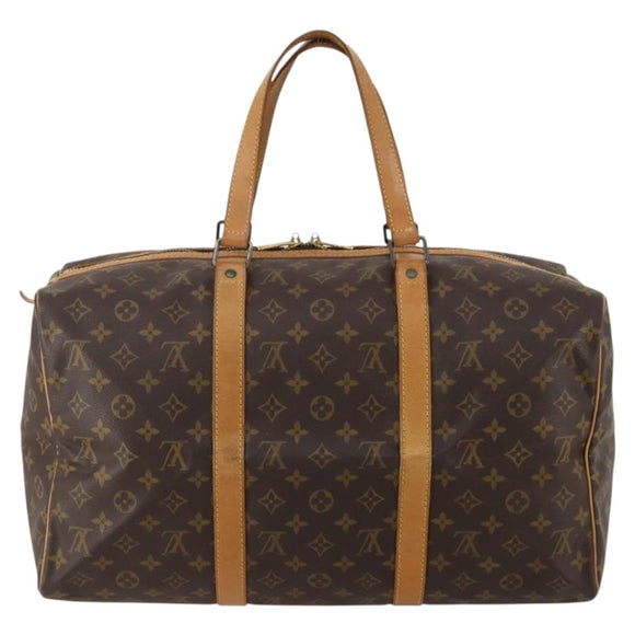LOUIS VUITTON Monogram Sac Souple 45 Boston Bag M41624 LV Auth 188599