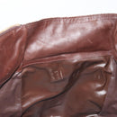 BOTTEGA VENETA Leopard Pattern Boston Bag Canvas Beige Gold Auth 188600A-19