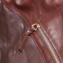 BOTTEGA VENETA Leopard Pattern Boston Bag Canvas Beige Gold Auth 188600A-20
