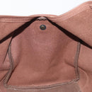 Burberrys Nova Check Boston Bag PVC Beige Gold Auth 188601-19