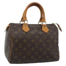 LOUIS VUITTON Monogram Speedy 25 Hand Bag M41528 LV Auth 188603SAV-1