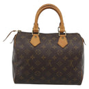 LOUIS VUITTON Monogram Speedy 25 Hand Bag M41528 LV Auth 188603SAV-2