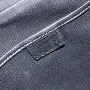 CELINE Macadam Canvas Shoulder Bag Navy Silver Auth 188605A-18