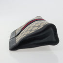 GUCCI GG Supreme Sherry Line Clutch Bag PVC Navy 014 2125 28 41 Auth 188606-4