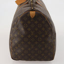 LOUIS VUITTON Monogram Keepall 60 Boston Bag M41422 LV Auth 188608-3