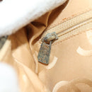CHANEL Shoulder Bag Caviar Skin Beige Gold CC Auth 188609SAV-24