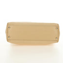 CHANEL Shoulder Bag Caviar Skin Beige Gold CC Auth 188609SAV-5