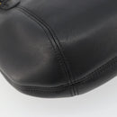 Coach Tote Bag Leather Black Gold Auth 188610A-16