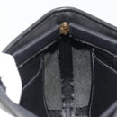 Coach Tote Bag Leather Black Gold Auth 188610A-18