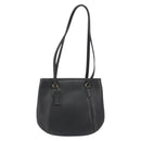 Coach Tote Bag Leather Black Gold Auth 188610A-13
