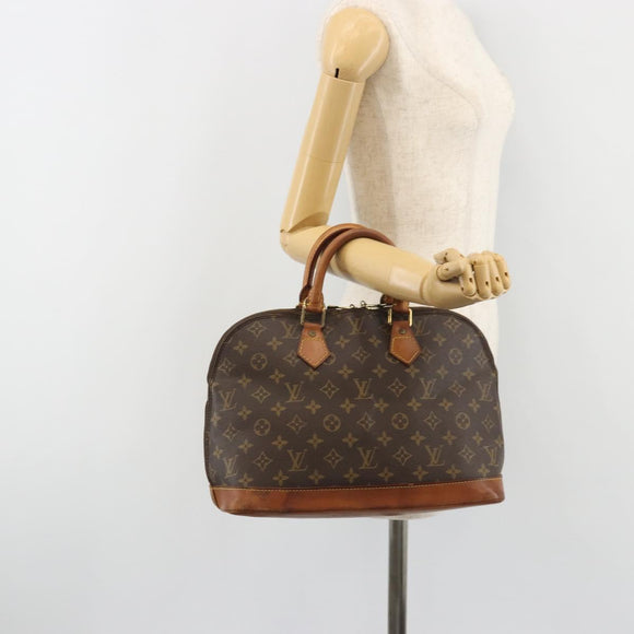 LOUIS VUITTON Monogram Alma Hand Bag M51130 LV Auth 188616