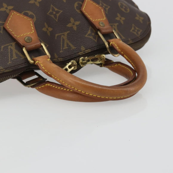 LOUIS VUITTON Monogram Alma Hand Bag M51130 LV Auth 188616