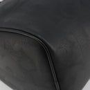 Christian Dior Trotter Canvas Hand Bag PVC Navy Gold Auth 188617-15