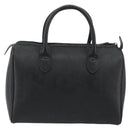 Christian Dior Trotter Canvas Hand Bag PVC Navy Gold Auth 188617-2