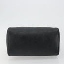 Christian Dior Trotter Canvas Hand Bag PVC Navy Gold Auth 188617-5