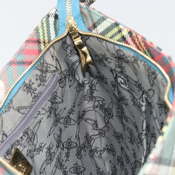 Vivienne Westwood Shoulder Bag PVC Leather Multicolor Gold Auth 188620A